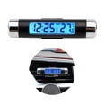 thumbnail image 3 of Termómetro De Reloj De Coche 2 En 1 Con Retroiluminación Azul Alimentado Por Batería Reloj Digital De Coche Multifuncional Indicador De Temperatura Para Automóvil Inevent VI004885-00, 3 of 6