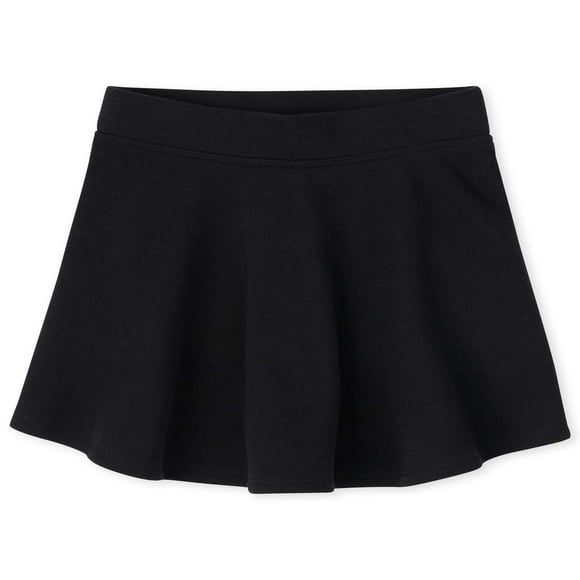 The Children's Place Girls' Uniform Active French Terry Skort Black XXL (16)