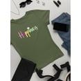 thumbnail image 3 of Happiness With Daisy T-Shirt Women -Image by Shutterstock, Female 4X-Large, 3 of 4
