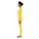 thumbnail image 4 of Adulto Spandex Body Catsuit Traje de baile Stretch Unitard Mono Amarillo Amarillo 2XL jinwen traje de spandex de las mujeres, 4 of 6