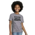 thumbnail image 3 of In My Defense I Was Left Unsupervised Crewneck T Shirts Boy Girl Teen Brisco Brands S, 3 of 6