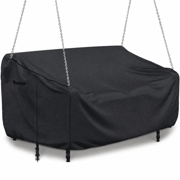 56x28x(32-24)Inch Waterproof Oxford Patio Porch Swing Cover All Weather Protection