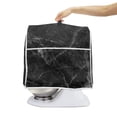 thumbnail image 4 of ZIATUBLES Mixer Cover Protective Kitchen Mixer Dust Cover for 4.5-5 Quart Stand Mixer with Top Handle and Front Storage Pockets Easy to Clean, Black Grey Marble, 4 of 7