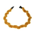 thumbnail image 5 of Unique Bargains 1 Pc Headband Colorful Cable Knit Hair Accessories for Women Ginger, 5 of 5