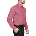 thumbnail image 2 of Berlioni Classic Regular Fit Solid Button Up Long Sleeve Pocket Work Dress Shirt, 2 of 5