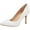 Ivory, variant on INC Womens Brown Snakeskin Comfort Zitah Pointed Toe Stiletto Slip On Pumps Shoes 6 M
