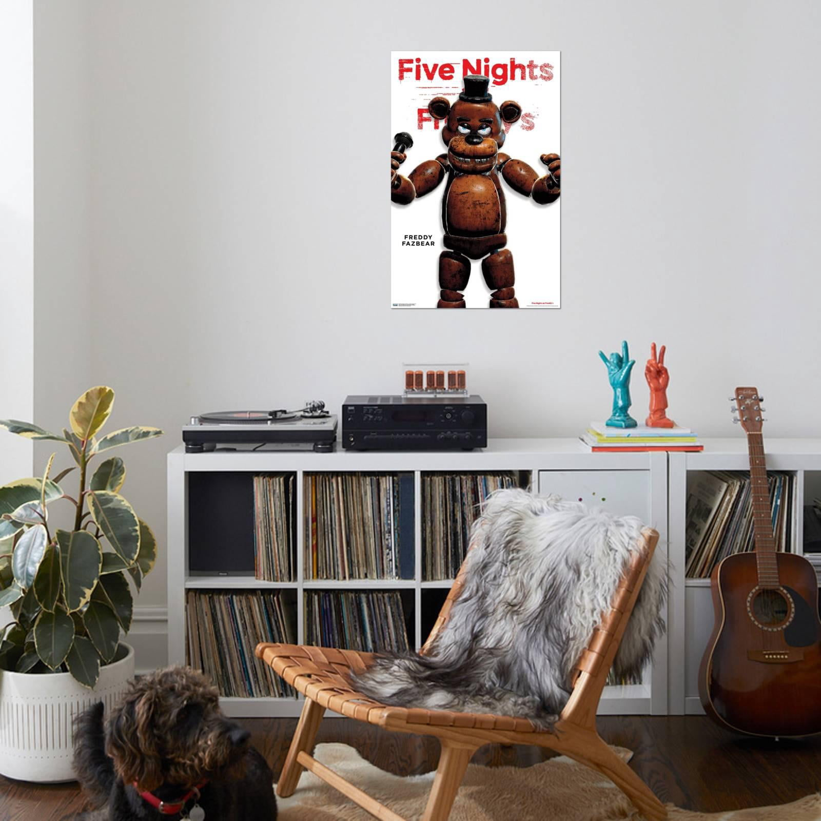 Five Nights at Freddy's - Freddy Feature Series Canvas Wall Poster, 22.375" x 34"
