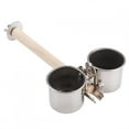 thumbnail image 4 of Oubit Bird Clip Cups,Stainless Steel Bird Food Stainless Parrot Cup Parrot Feeder Cup Top-Notch Performance, 4 of 9
