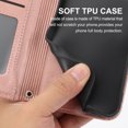 thumbnail image 4 of Dteck Case For Samusung Galaxy A53 5G,Zipper Wallet Leather Card Slots Shoulder Strap Phone Case Cover,Rosegold, 4 of 6