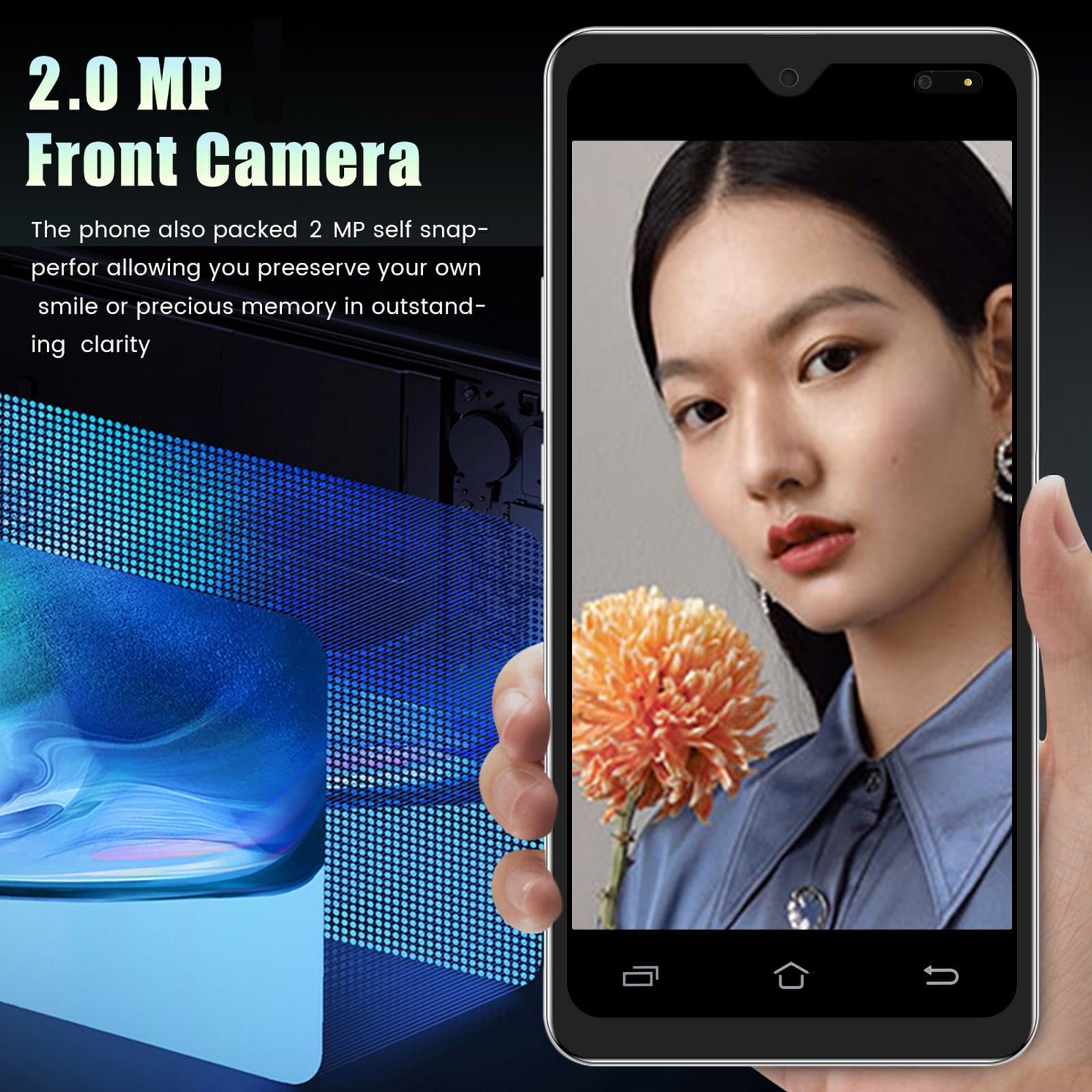 FYTPOV Android Phone, Note10 Smartphone Android Telephone Cellphone 5.0Inch 3G Smartphone 1GB RAM 4GB ROM, Cell Phones Unlocked