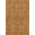 thumbnail image 5 of HomeRoots 676559 9 x 12 ft. Copper & Brown Geometric Transitional Washable Machine Made Rectangle Area Rug with UV Protection, 5 of 9