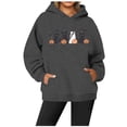 thumbnail image 2 of WEAIXIMIUNG Mode Femmes Hoodies & Sweatshirts 3X Décontracté Col Rond Poche Imprimé Hoodie, 2 of 3