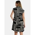 thumbnail image 3 of Time and Tru Women's and Women's Plus Tiered Mini Polo Dress, Sizes XS-4X, 3 of 5