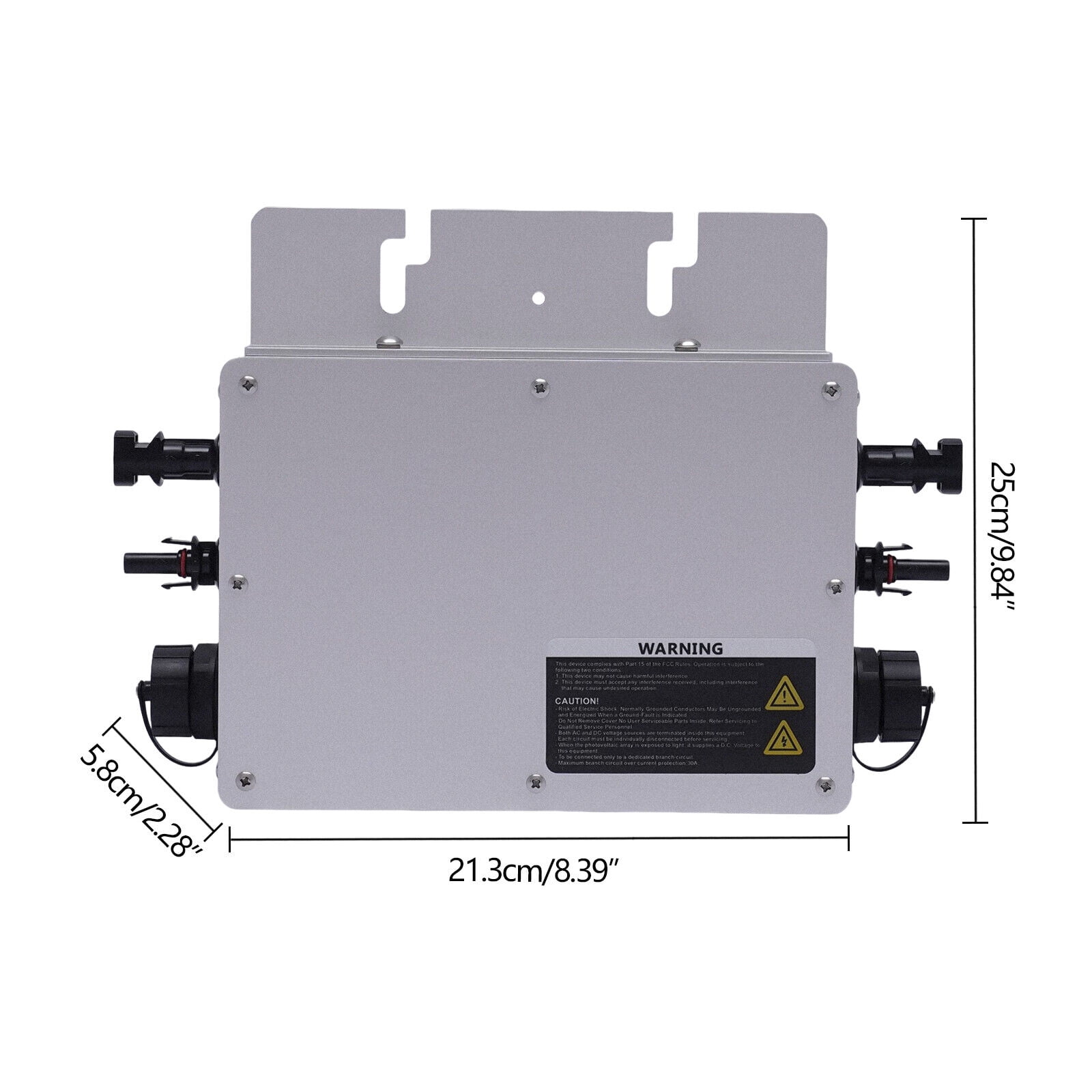Solar Grid Tie Micro Inverter Aluminium Alloy 700W For Solar Panel 30V/60V 110V