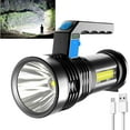 thumbnail image 1 of Flashlight Strong Light Charging Outdoor Bright Long Range Handheld Light Detection USB Long Range Home Large Capacity, 1 of 9