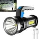 thumbnail image 1 of Linterna LED recargable con carga USB, batería de 1200 mAh, haz de luz brillante de 10 W y largo alcance, diseño impermeable para acampar al aire libre, senderismo y uso de emergencia., 1 of 6