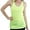 Neon Yellow, variant on ToBeInStyle Women's Loose Fit Racerback Athletic Tank Top