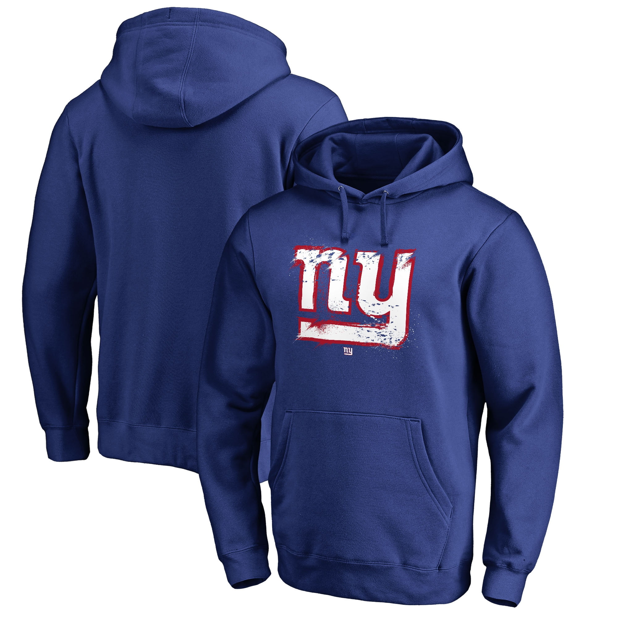 New York Giants NFL Pro Line by Fanatics Branded Splatter Logo Pullover ...