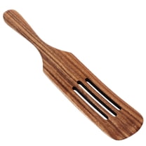 2 Pieces Spurtle Spatula Bamboo Wooden Convenient Kitchen Tool Cooking