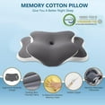 thumbnail image 4 of Poalid Orthopedic Cervical Pillow for Side Sleepers, Ergo Memory Foam Pillow for Neck Pain, Ergonomic Contour Support, Dual-Height Ergonomic Support For All Sleeping Positions, 4 of 8