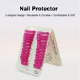 thumbnail image 3 of 26Pcs/Pack Nail Protector Nail Polish Tips Form Nail Polish Glue Model Spill Proof Manicure Protector, 3 of 8