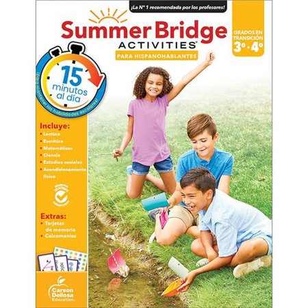 UPC: 0044222297985 | Carson Dellosa Education CD-705436 Summer Bridge Activitis Spanish 3-4 Workbook