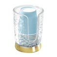 thumbnail image 7 of mDesign Plastic/Steel Compact Disposable Paper Cup Dispenser - Clear/Soft Brass, 7 of 7