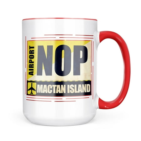 

Neonblond Airportcode NOP Mactan Island Mug gift for Coffee Tea lovers