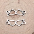thumbnail image 2 of HOOUN 380 Pcs Antique Silver Wing Connectors 25x9MM B16448, 2 of 3