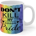 thumbnail image 2 of Funny Coffee Mug Tea Cup Is It Gay in Here Or Just'' Me Coffee Cups Rainbow Pride Parades Smooth Ceramic Mugs Gifts for Mom Boyfriend Instructor Unisex 15oz White, 2 of 6