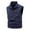 Dark Blue, variant on OGLCCG Men's Casual Retro Cargo Vest with Multi-Pocket Full Zip Fishing Photographer Vest Coat Outdoor Sleeveless Work Jacket,XXXXXL,Dark Gray
