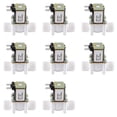 thumbnail image 1 of 8X Dc12V N / C Válvula Solenoide de Agua Normalmente Cerrada Válvula Solenoide Eléctrica de Plástico G1 / 2 Pulgadas para Dispensador de Agua, 1 of 5