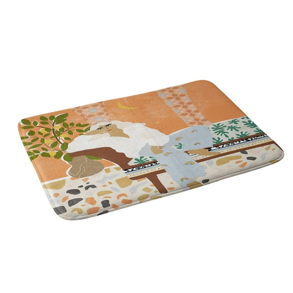 Society6 Alja Horvat There Is Always Sunshine After Bath Mat 34" x 21"