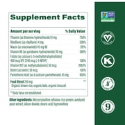 MegaFood Balanced B Complex - 8 B Vitamins - Vitamin B6 & B12 - Vegan - 30 Servings