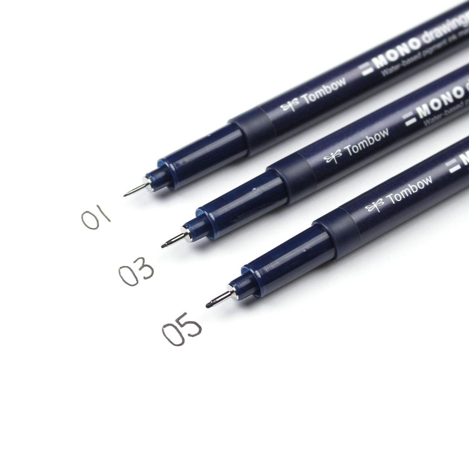 Tombow MONO Drawing Pen, 3-Pack