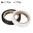 thumbnail image 3 of Uxcell 26Ft Tennis Racket Badminton Racquet Grip Finishing Tapes, Black/White 2 Pack, 3 of 6
