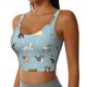 thumbnail image 2 of Balery Dog Pets Sujetadores deportivos con espalda cruzada para mujer, acolchados, sin costuras, de alto impacto, ideales para yoga, gimnasio, entrenamiento y fitness.-X-Large, 2 of 8