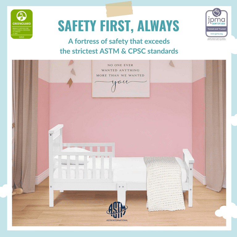 Dream On Me San-Fran Toddler Bed made with Sustainable New