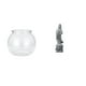 thumbnail image 1 of Jarrón Transparente Pequeño Para Pecera, Adorno De Mesa Para Oficina, Hogar, Plantas Con Estatua De Guan Yin, Piedra Feng Shui, Decoración Budista Coleccionable Para Interior Y Dormitorio., 1 of 8