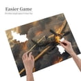 thumbnail image 2 of 500 Piece WWII Fighter Plane Jigsaw Puzzle For Adults – Dramatic Combat Artwork, Challenging Wooden Brain Game, Relaxing Stress Relief Activity, Ideal Gift & Home Decor, 2 of 7