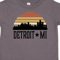 thumbnail image 4 of Inktastic Detroit Michigan Skyline Retro Boys or Girls Toddler T-Shirt, 4 of 5