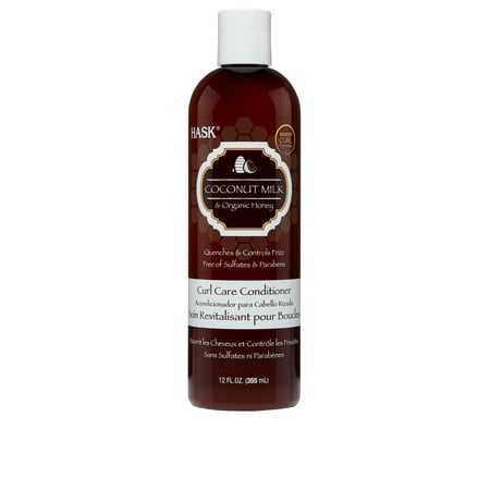 Organix Coconut Milk Conditioner - HASK Coconut Milk & Organic Honey Curl Care Conditioner, 12oz
