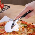 thumbnail image 3 of Cortador de pizza de acero inoxidable, cortador de pizza profesional con mango antideslizante, cortador de pizza para pizzas, 3 of 5