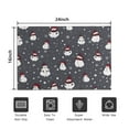 thumbnail image 5 of Dark Christmas Snowman Pattern Door Rugs,Washable Non Slip Door Mats Indoor,Decorative Door Mats,Entry Mat Indoor for Entrance,Bedroom,Kitchen,Bathroom,16"x24", 5 of 6
