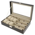 thumbnail image 1 of Elegante Reloj Elegante Gafas de terre Titular Organizador Caja De Almacenamiento Caja Con Almohada Yotijar Caja de almacenamiento para gafas de sol, 1 of 10