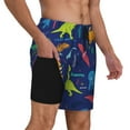 thumbnail image 3 of Fotbe Dinosaurs Men’s Swim Trunks Quick Dry Swim Shorts Board Shorts with Mesh Lining-XX-Large, 3 of 9