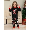 thumbnail image 5 of WIBACKER Kids Christmas Santa Claus Pajamas Long Sleeve Holiday Pjs Set Toddler Boys Girls Xmas Jammies 2-14 Years, 5 of 11