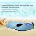 thumbnail image 3 of FIEWESEY Men Women Kids Water Shoes Barefoot Quick-Dry Beach Socks Yoga Swim Sports Exercise Socks For Swim Surfing Snorkeling Yoga Exercise (L,Stripe Blue), 3 of 6