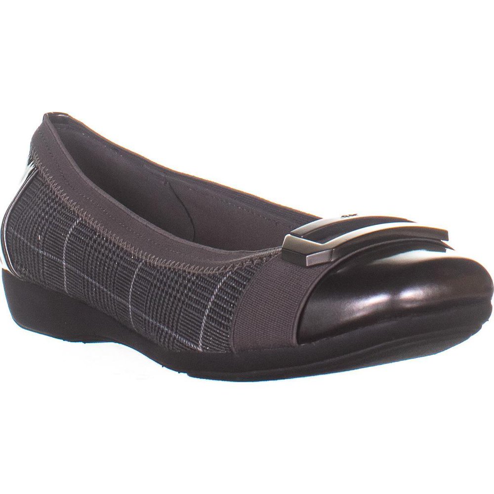 Anne Klein - Womens Anne Klein Uplift2 Slip On Ballet Flats, Pewter ...