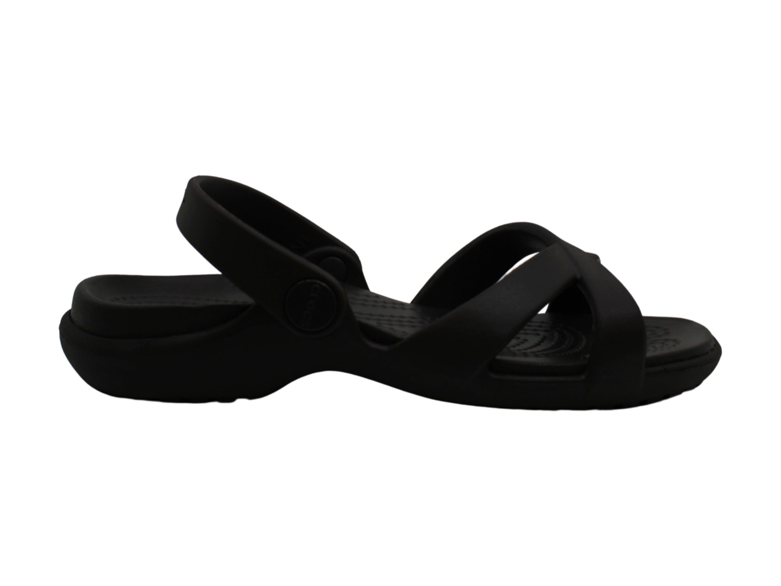 Navy Size 4.0 Crocs Women's Meleen Cross Band Sandal Slide 4 M US Navy 